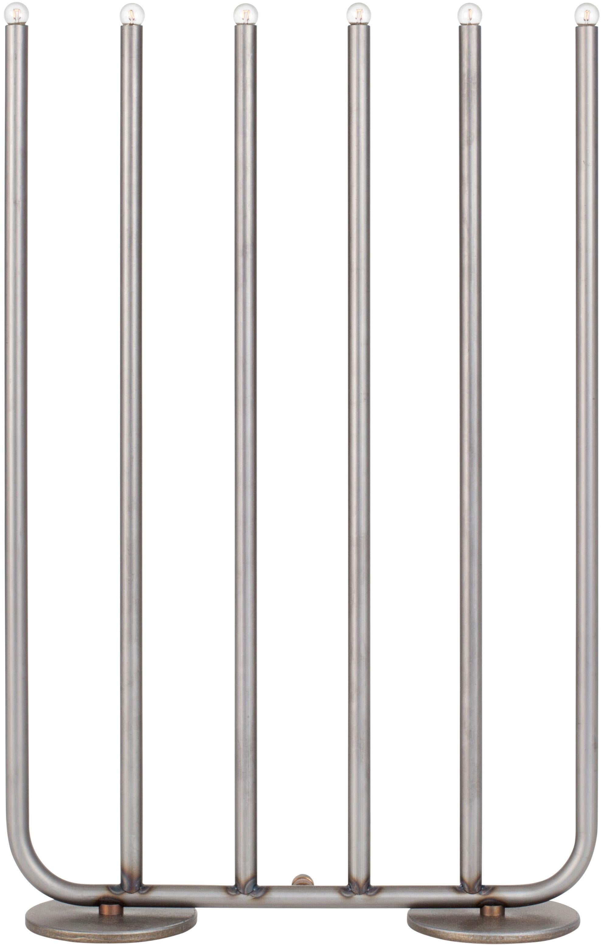 Swedish Sabina Grubbeson Large December Raw Iron Table Lamp by Konsthantverk For Sale