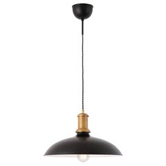 Sabina Grubbeson Large Kavaljer Black Ceiling Lamp by Konsthantverk