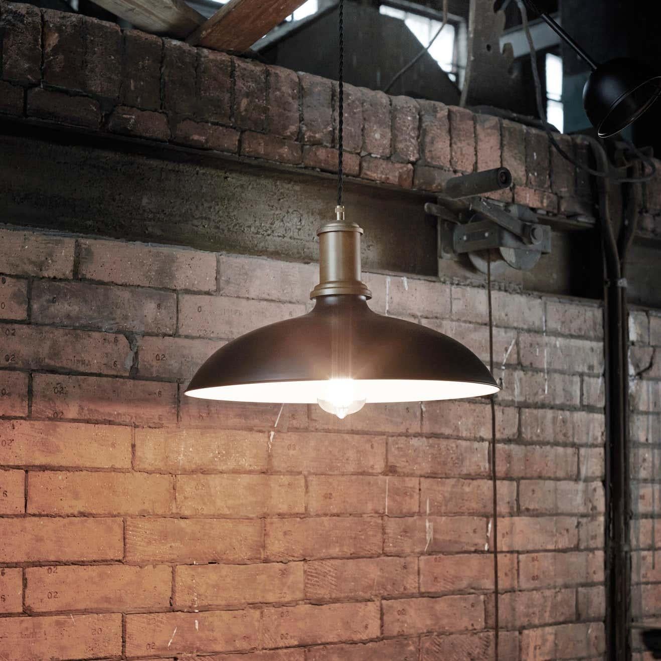 Contemporary Sabina Grubbeson Large Kavaljer Iron Oxide Ceiling Lamp by Konsthantverk For Sale