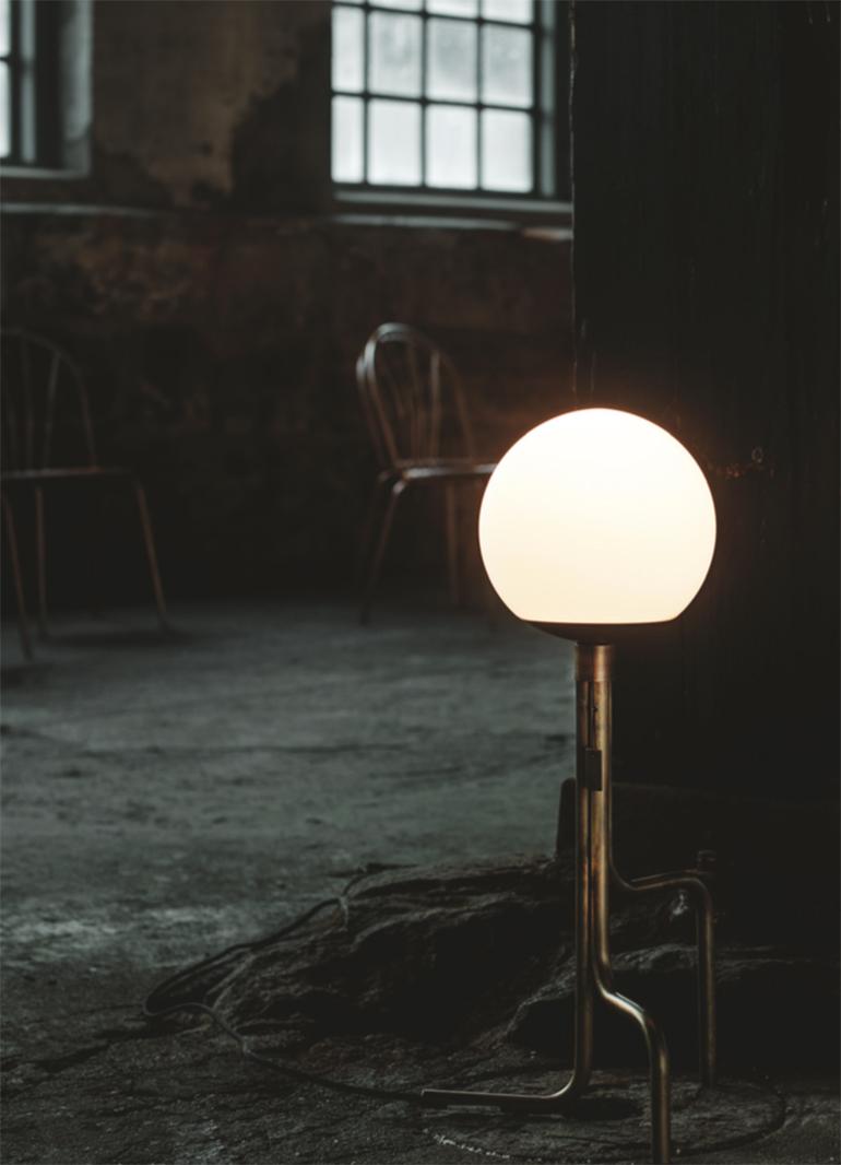 Sabina Grubbeson Raw Brass Strapatz Table Lamp Designed by Konsthantverk For Sale 2
