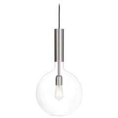 Lampada da soffitto in ferro e vetro trasparente Sabina Grubbeson Rosdala di Konsthantverk