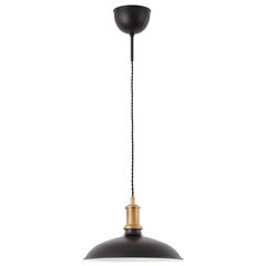 Sabina Grubbeson Small Kavaljer Black Ceiling Lamp by Konsthantverk