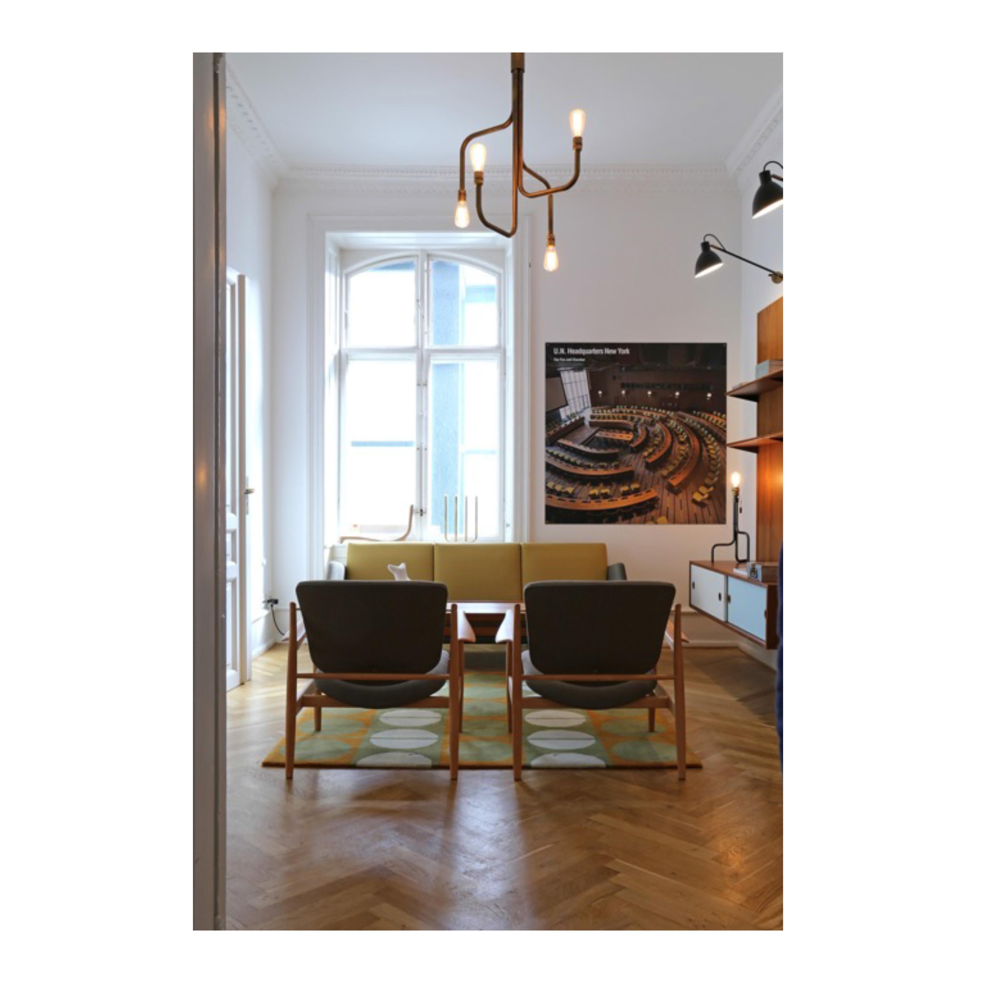 Plafond à sangles Sabina Grubbeson Laiton brut par Konsthantverk Tyringe en vente 4