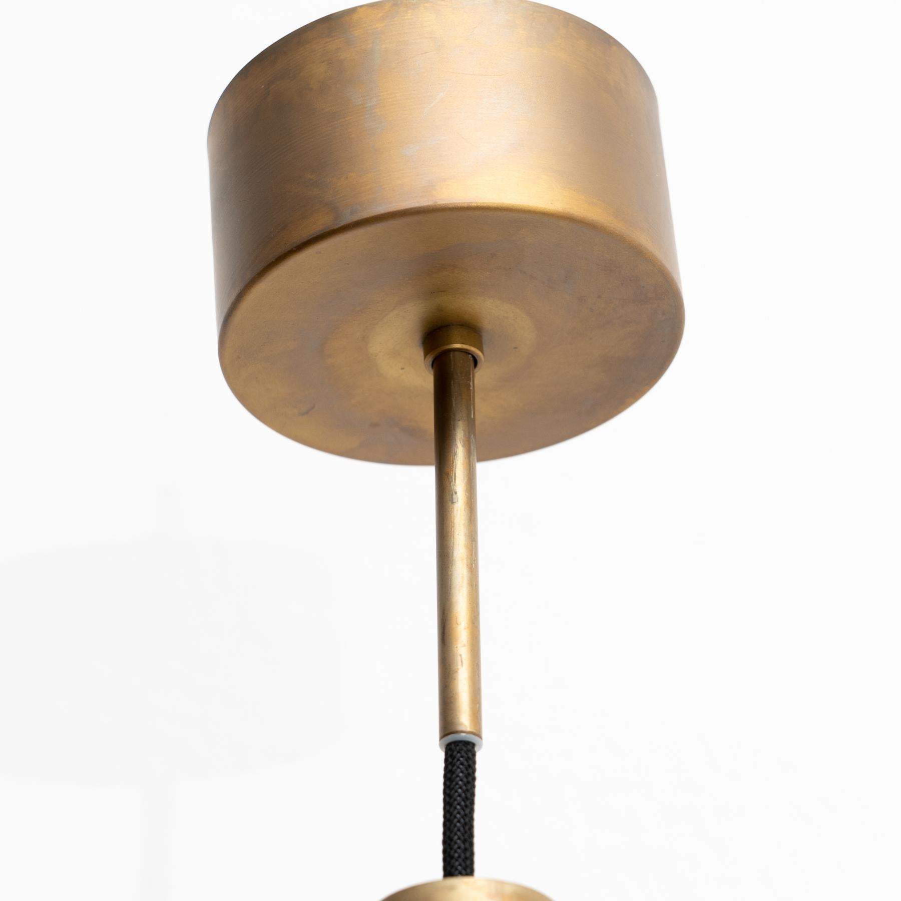 Sabina Grubbeson Strapatz Ceiling Small Raw Brass by Konsthantverk Tyringe For Sale 6