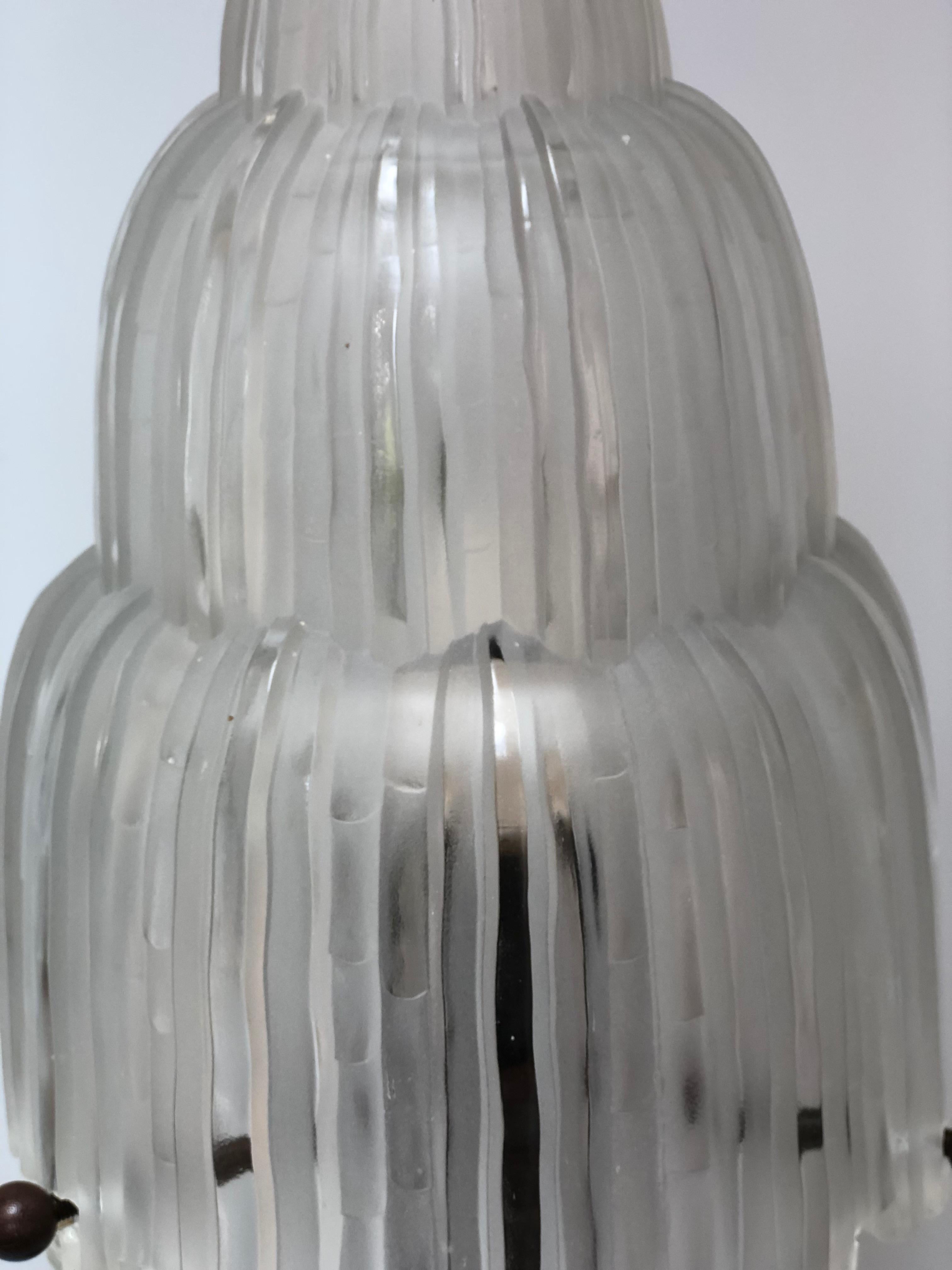 Sabino Art Deco Waterfall Lamp For Sale 3
