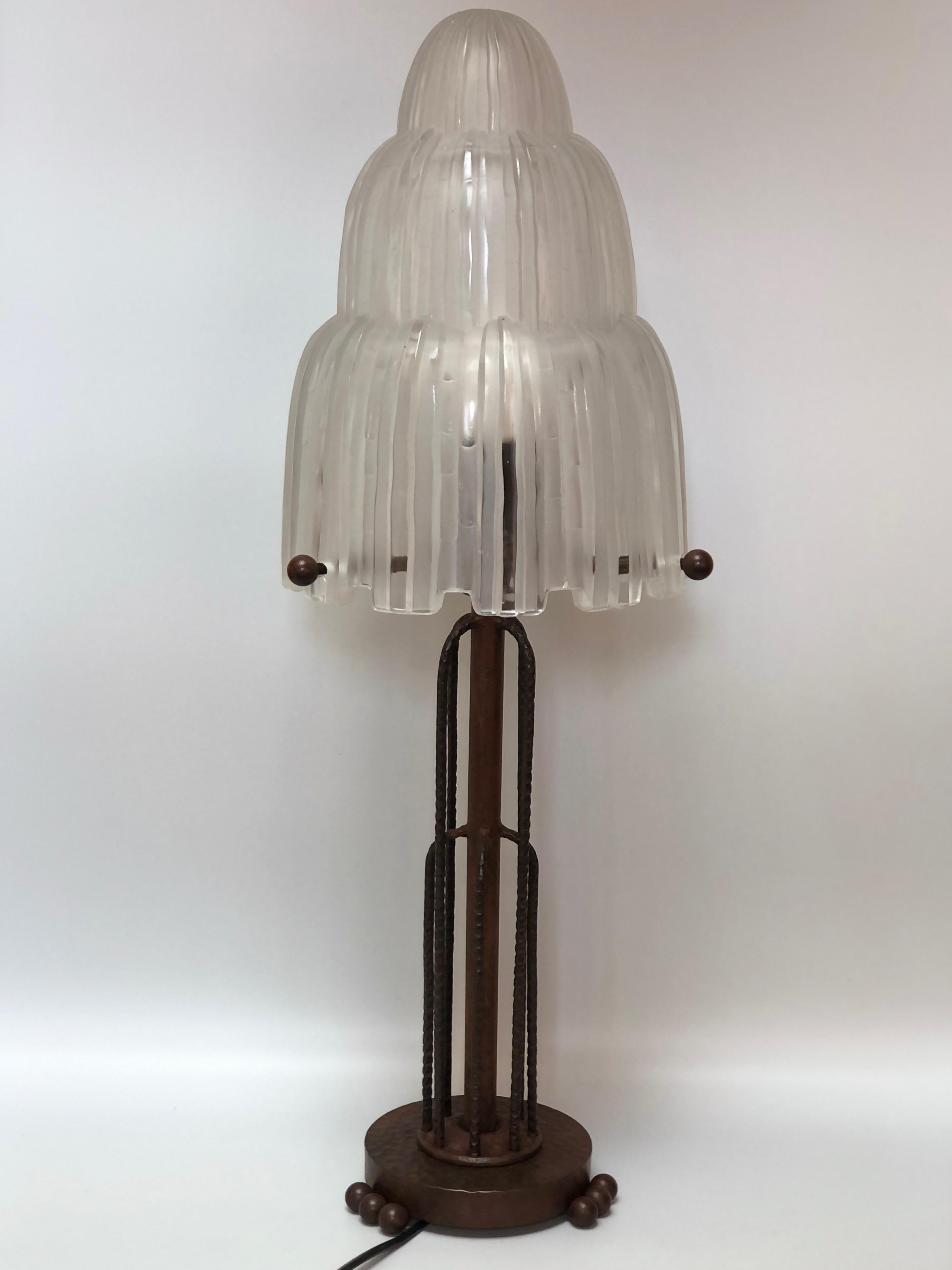 Sabino Art Deco Waterfall Lamp en vente 2
