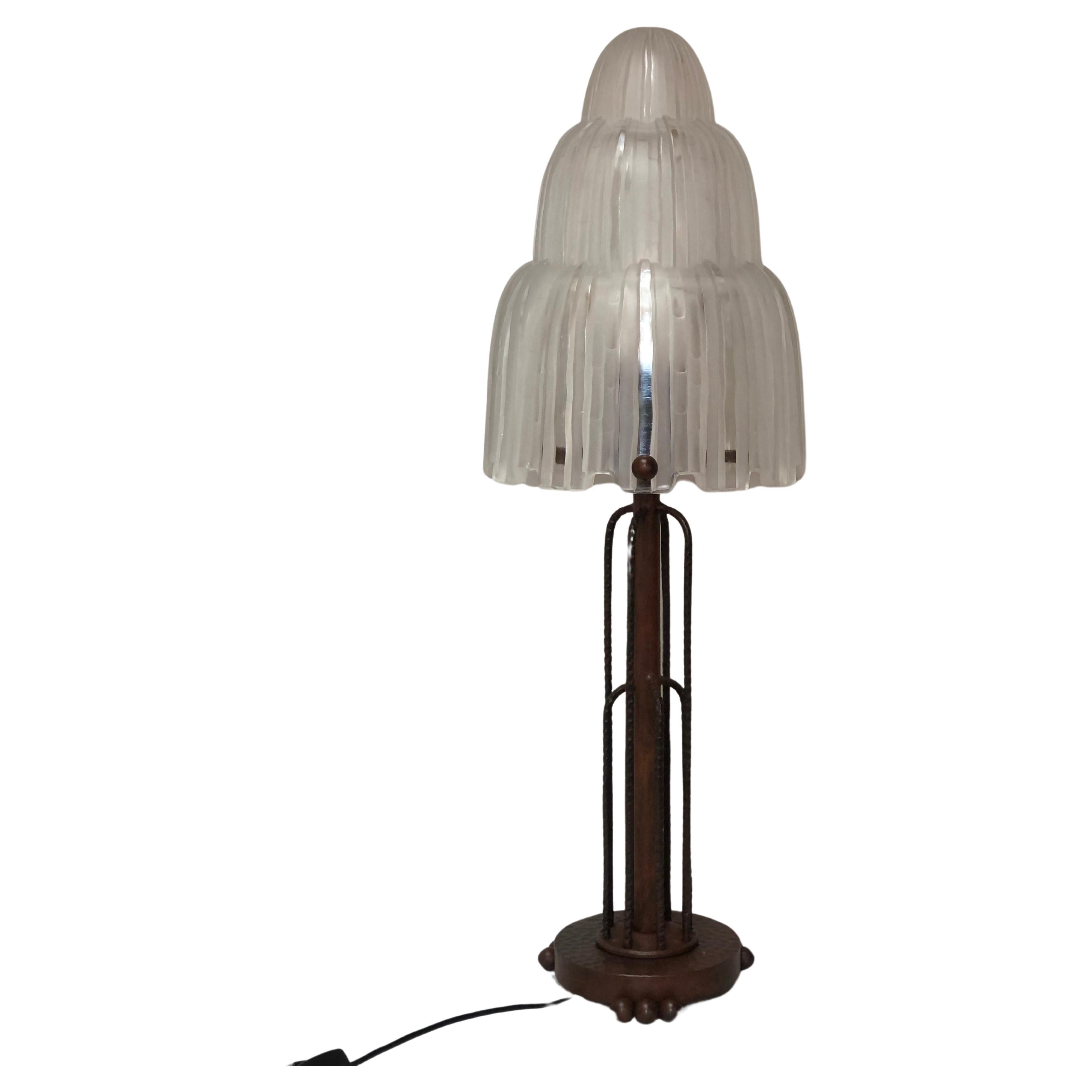 Sabino Art Deco Waterfall Lamp For Sale