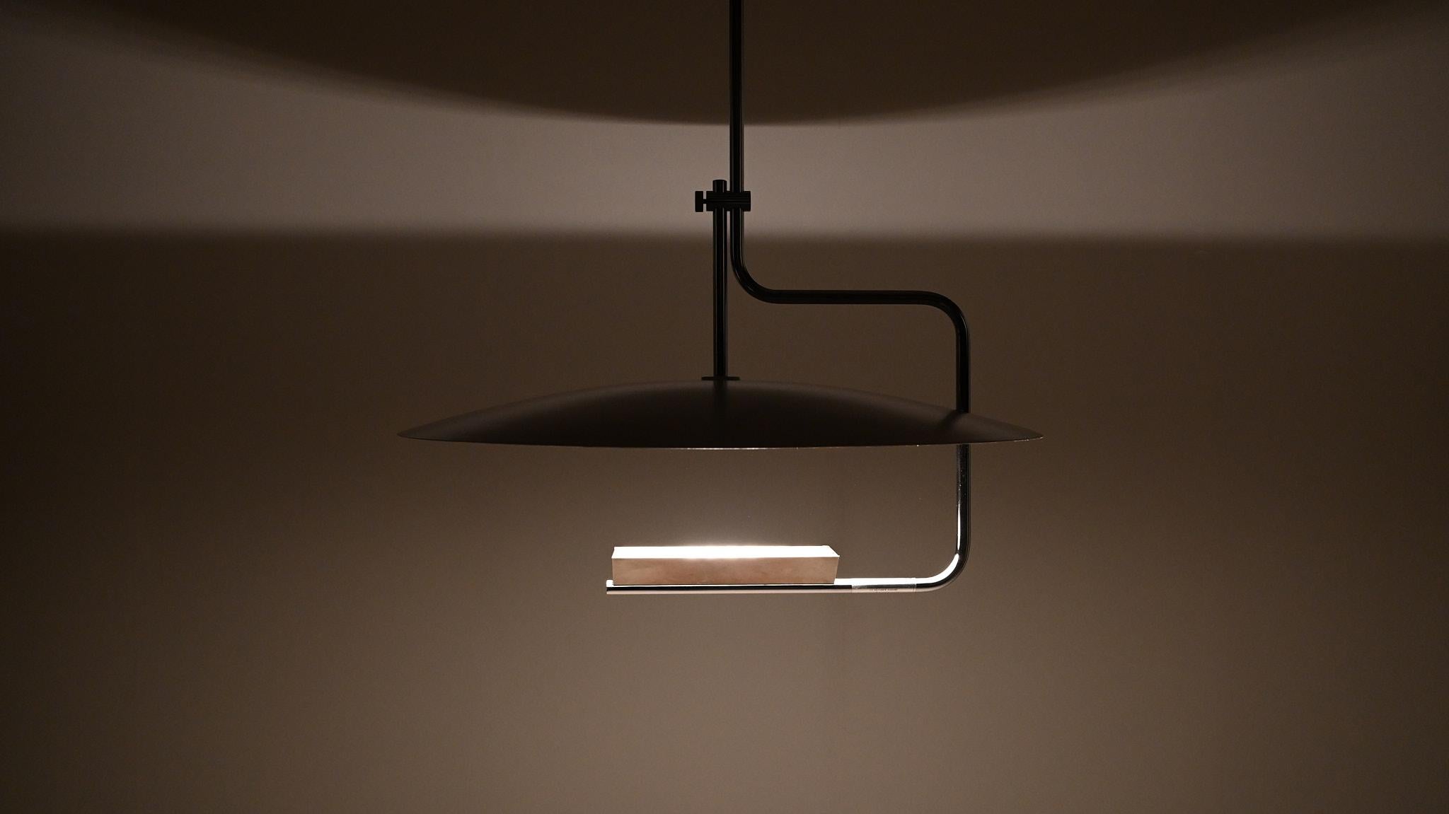 Plafón Sabine Charoy Modelo 20575 Verre Lumière Cromo Lacado Minimalista 3