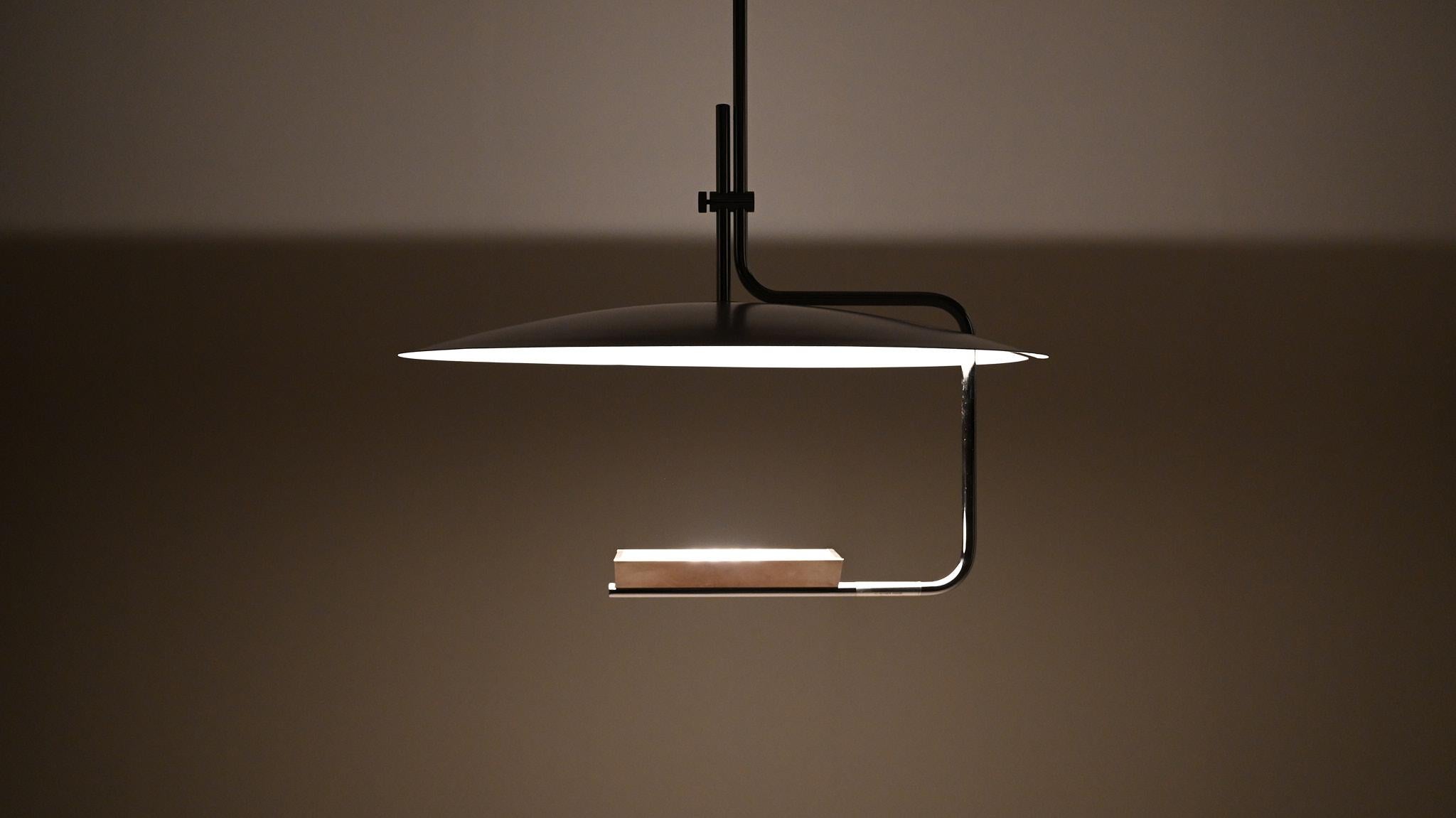 Plafón Sabine Charoy Modelo 20575 Verre Lumière Cromo Lacado Minimalista 4