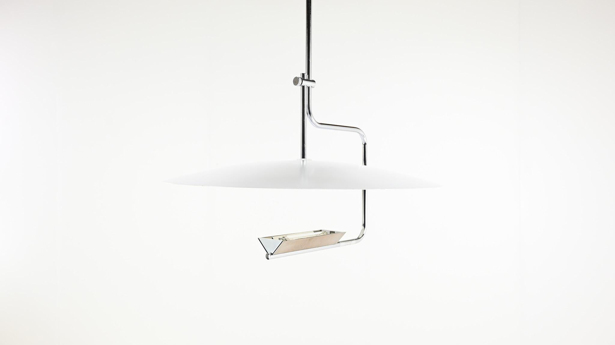 Plafón Sabine Charoy Modelo 20575 Verre Lumière Cromo Lacado Minimalista 6