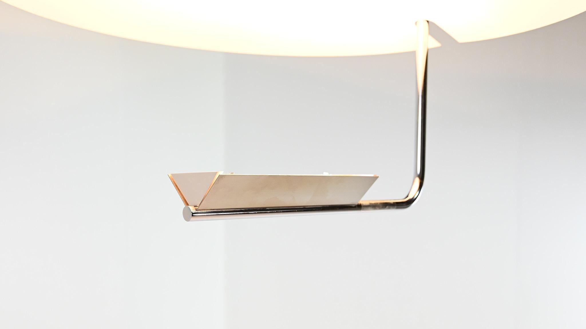 Plafón Sabine Charoy Modelo 20575 Verre Lumière Cromo Lacado Minimalista Francés