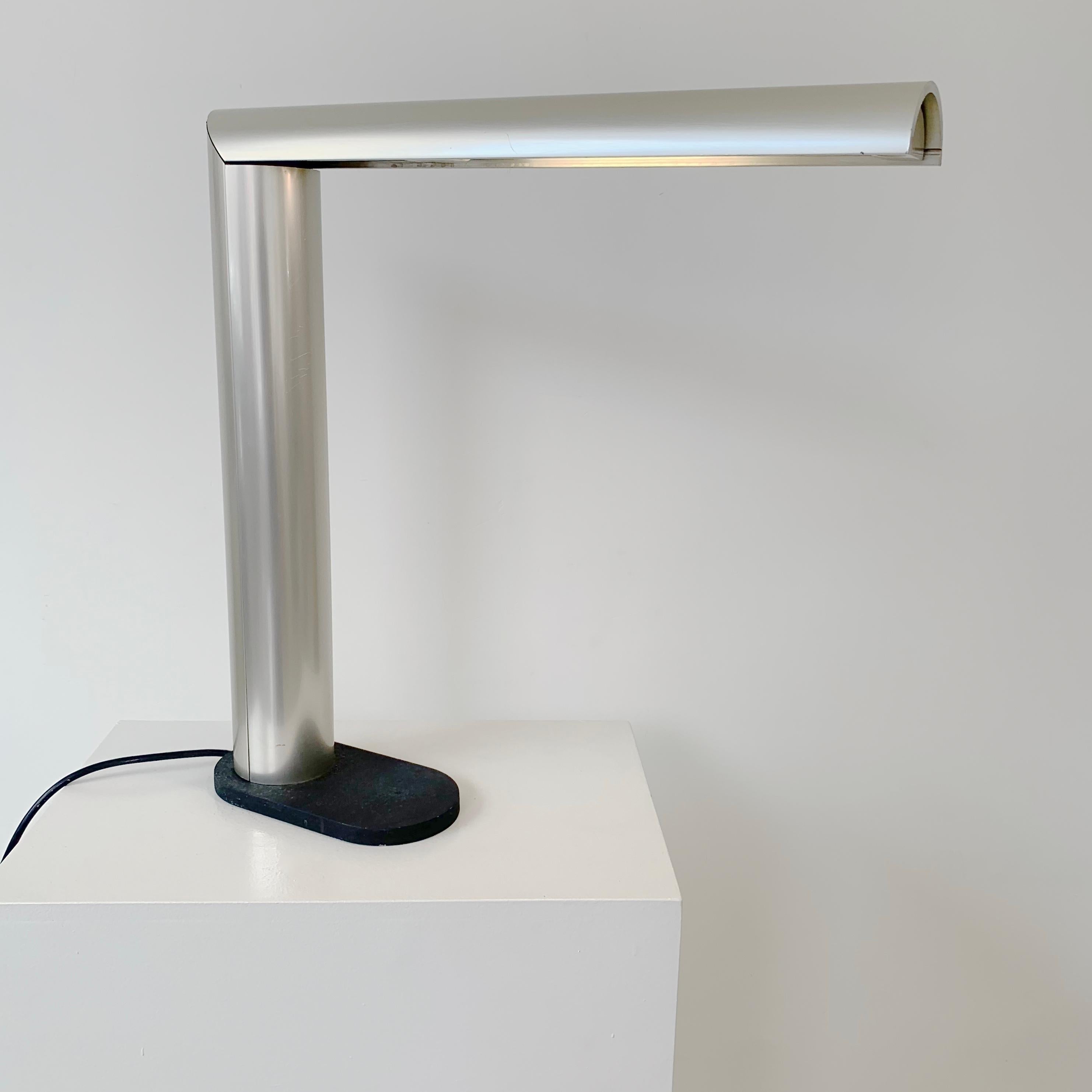 Mid-Century Modern Sabine Charoy Desk Lamp, Edition Verre Lumiere, 1981, France For Sale