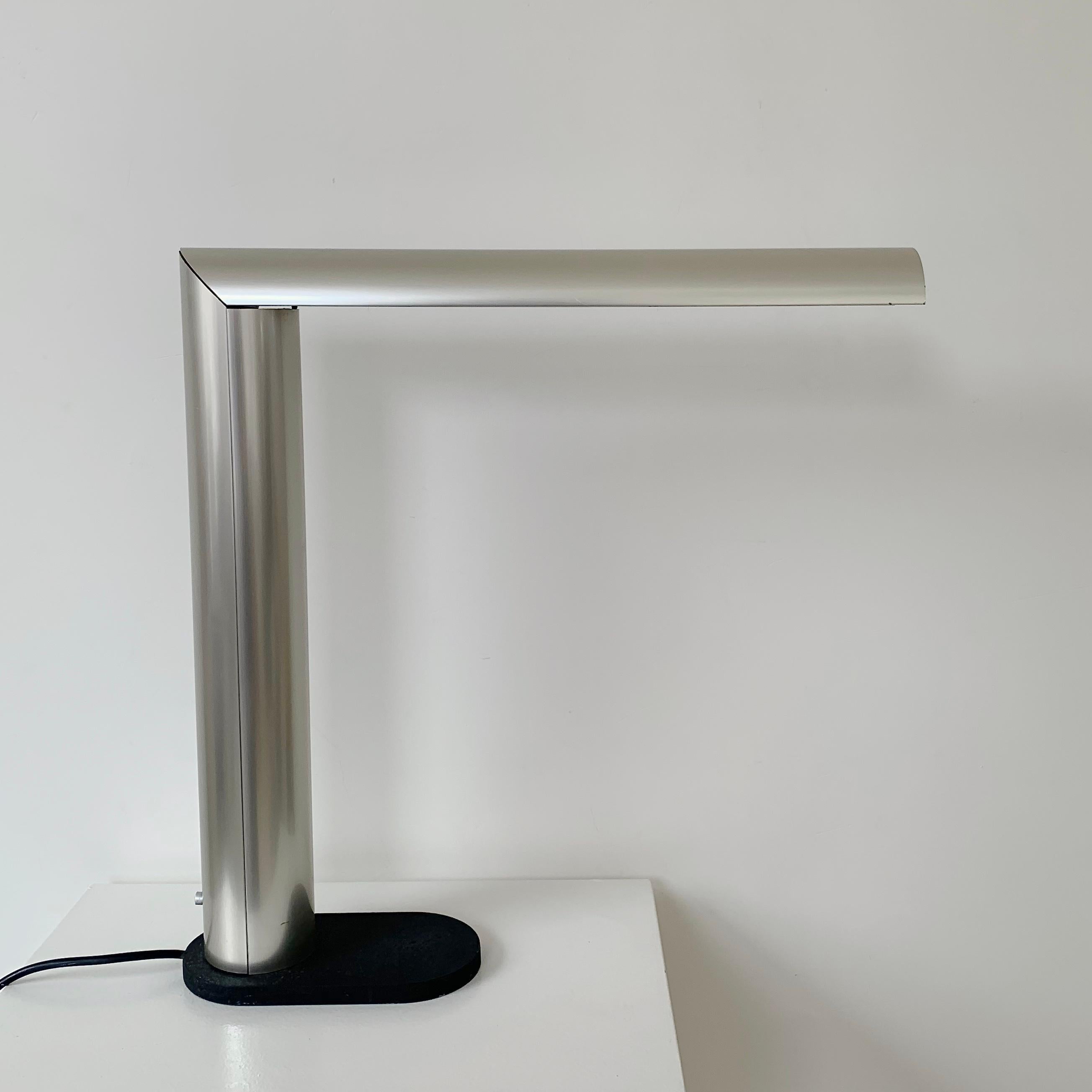 French Sabine Charoy Desk Lamp, Edition Verre Lumiere, 1981, France For Sale