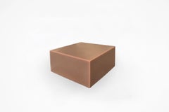 Sabine Marcelis Custom Candy Cube Colour Brown Contemporary Side Table Resin