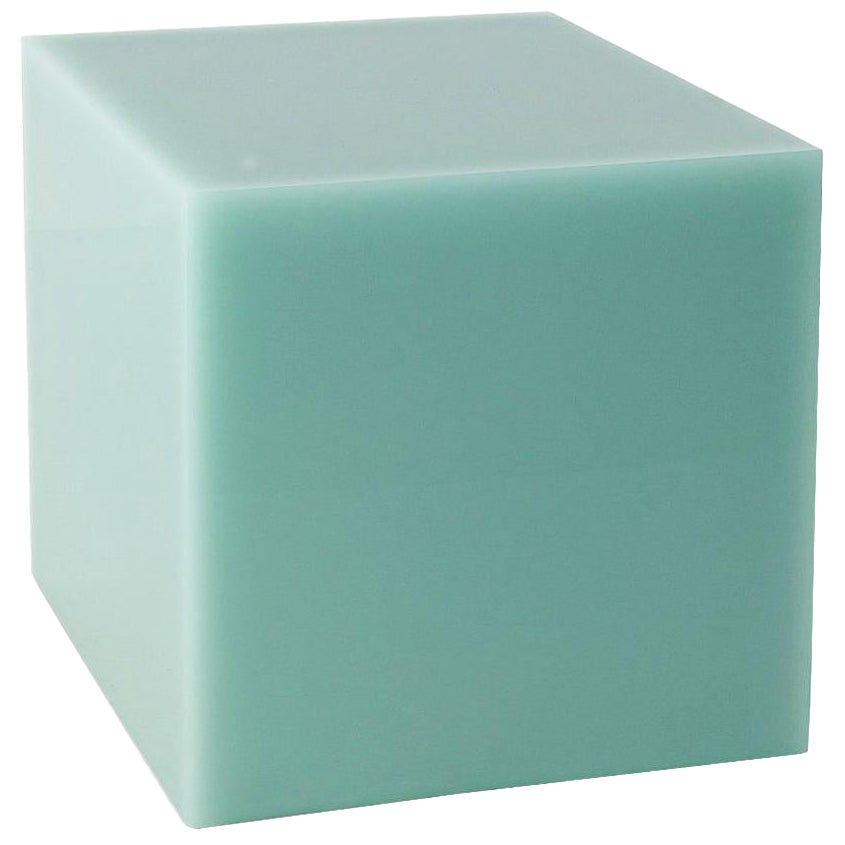 Sabine Marcelis Contemporary High Cast Resin Candy Cube Side Table Night Stand For Sale