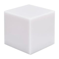 Sabine Marcelis Marshmellow White Cream Candy Cube Contemporary Side Table