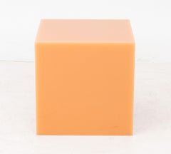 Sabine Marcelis "Peach" Cube High Polished Resin