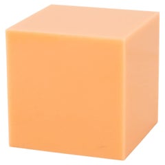 Sabine Marcelis "Peach" Cube High Polished Resin