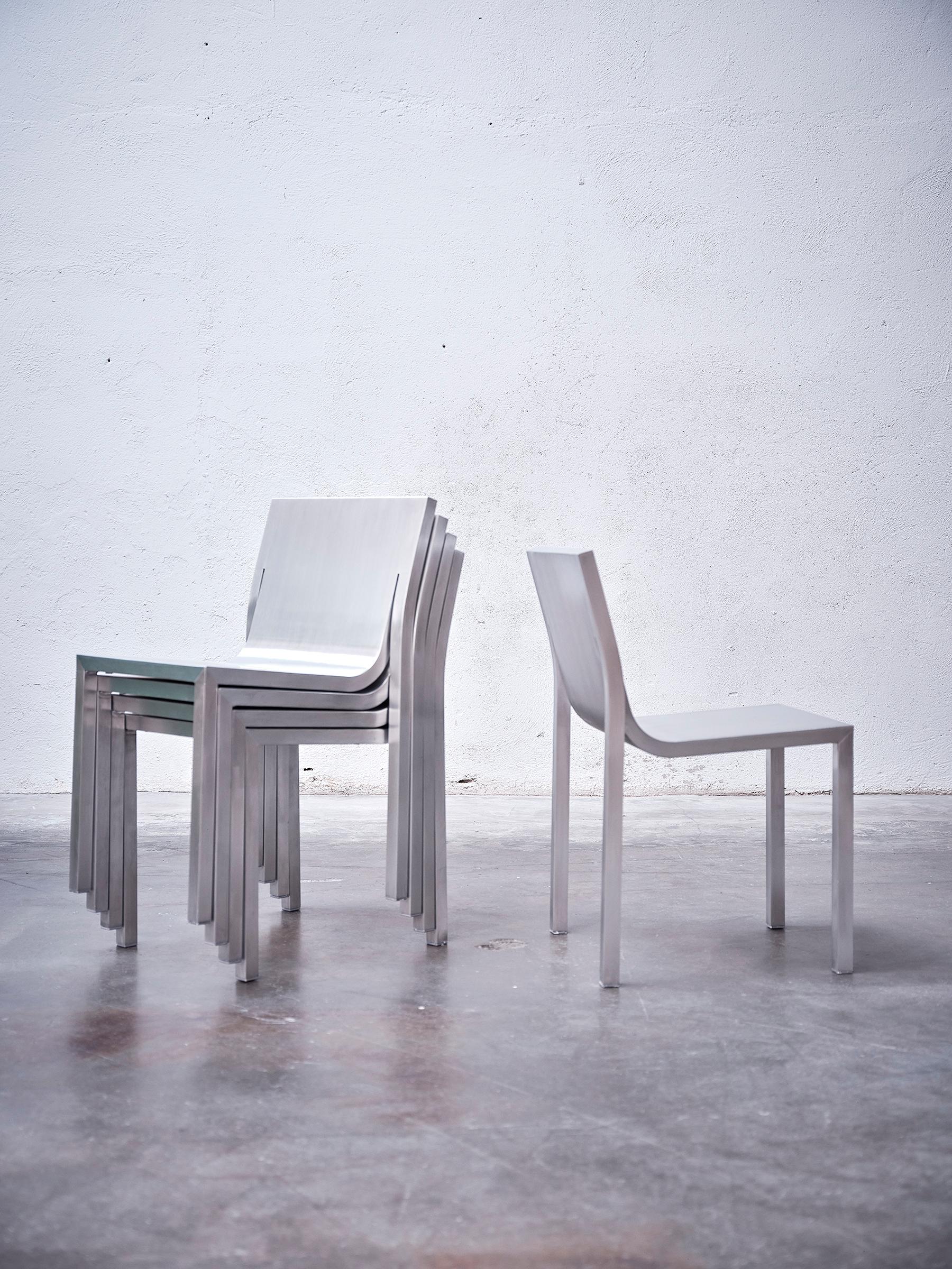 Sabine Marcelis, Stedelijk Chair, Aluminium, Modernism, 2024 In New Condition For Sale In Barcelona, ES