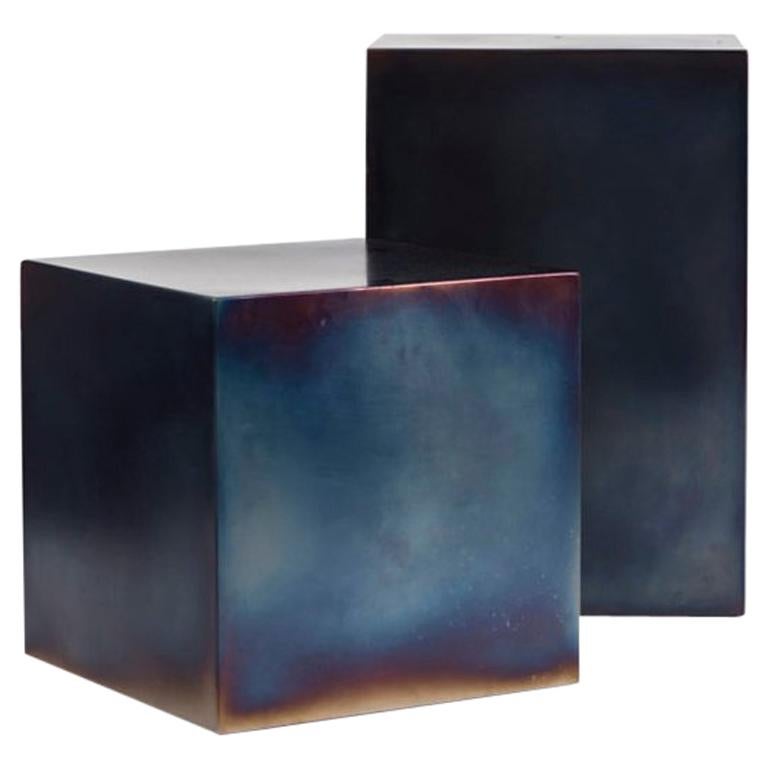 Sabine Marcelis Steel Candy Cube contemporary Coffee Cocktail or Side Table