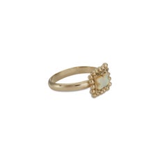Sabine Ring with Australian Opal, 18 Karat Yellow Gold