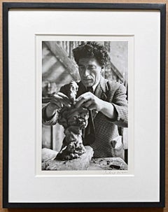 Alberto Giacometti dans son Atelier, 1954 (Giacometti in his studio)