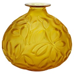 Used Sabino Art Deco Glass Vase