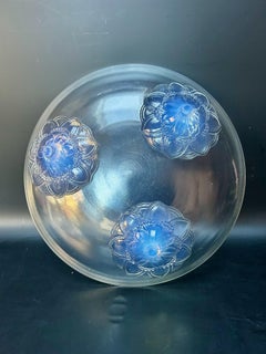 Anémones en verre opalescent Sabino Art Glass