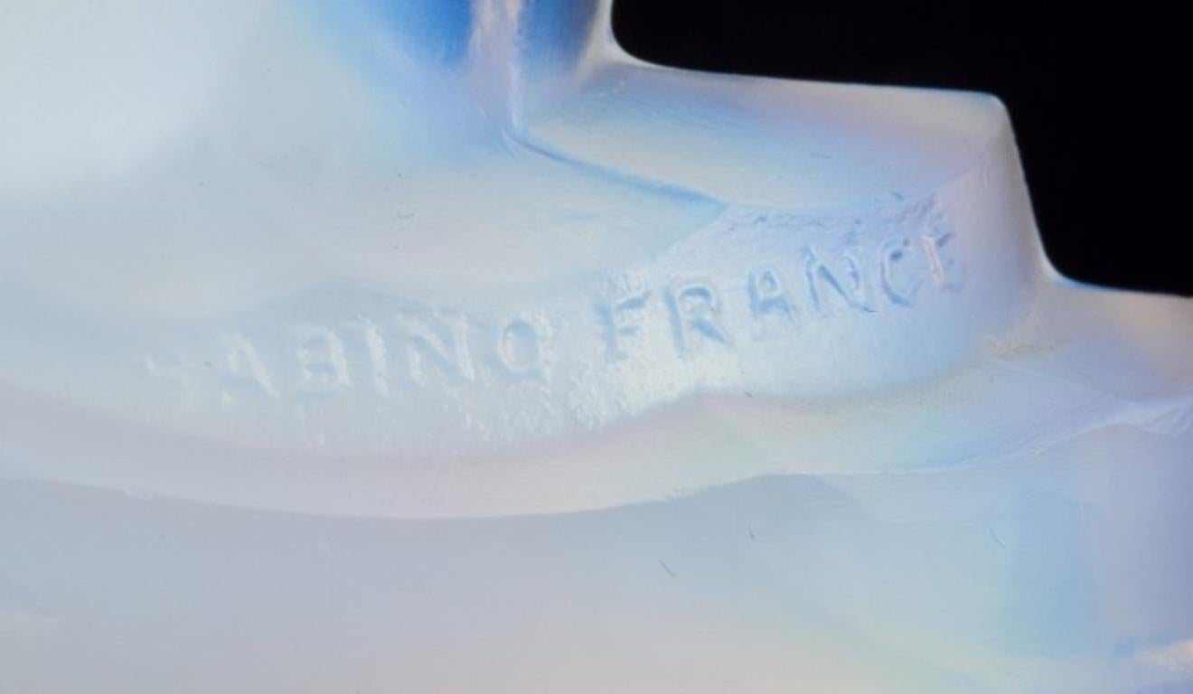 Sabino, Frankreich. Fisch aus Kunstglas. Opalglas im Art déco-Stil. (Glaskunst) im Angebot