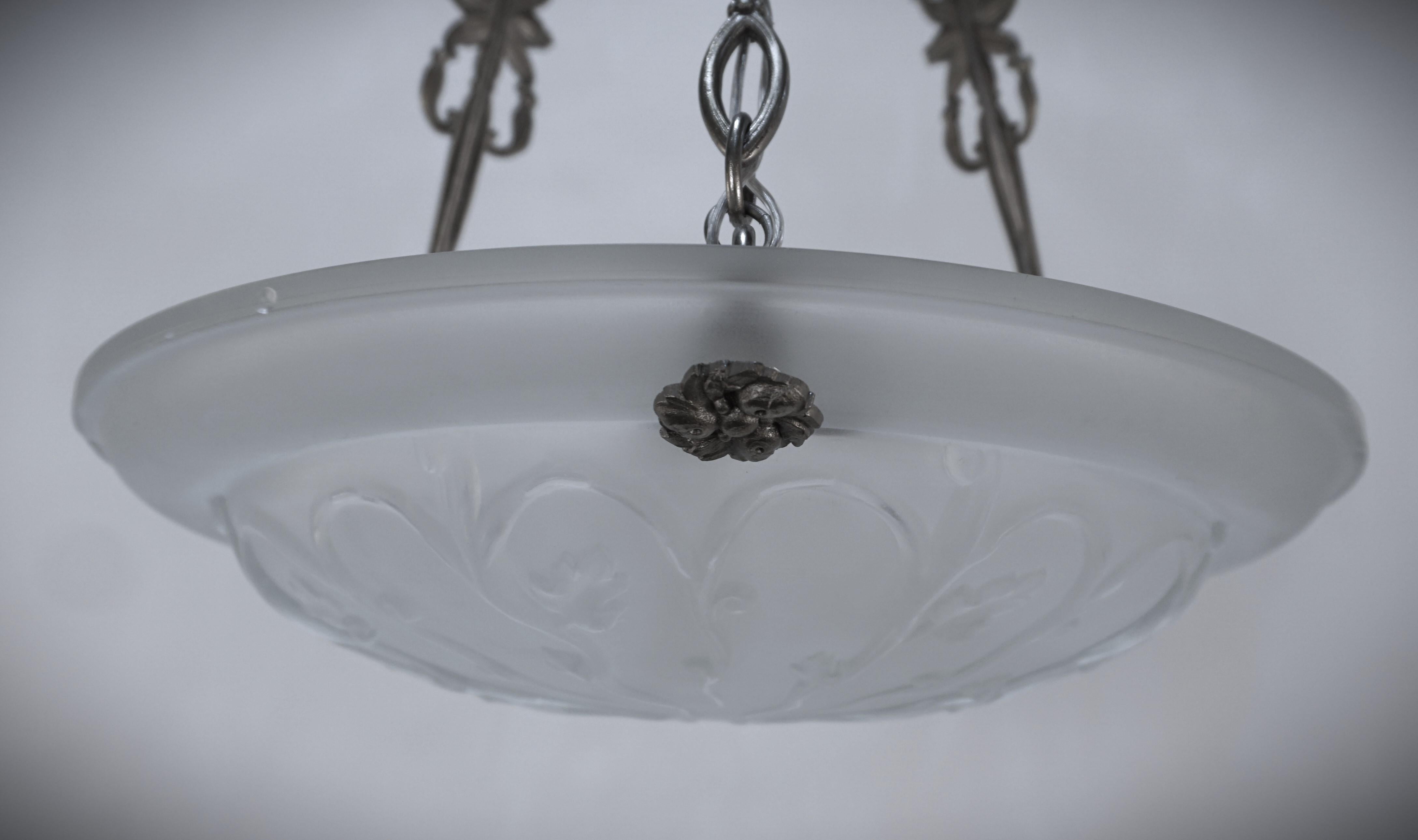 Lustre Sabino Art Glass Art Deco 3