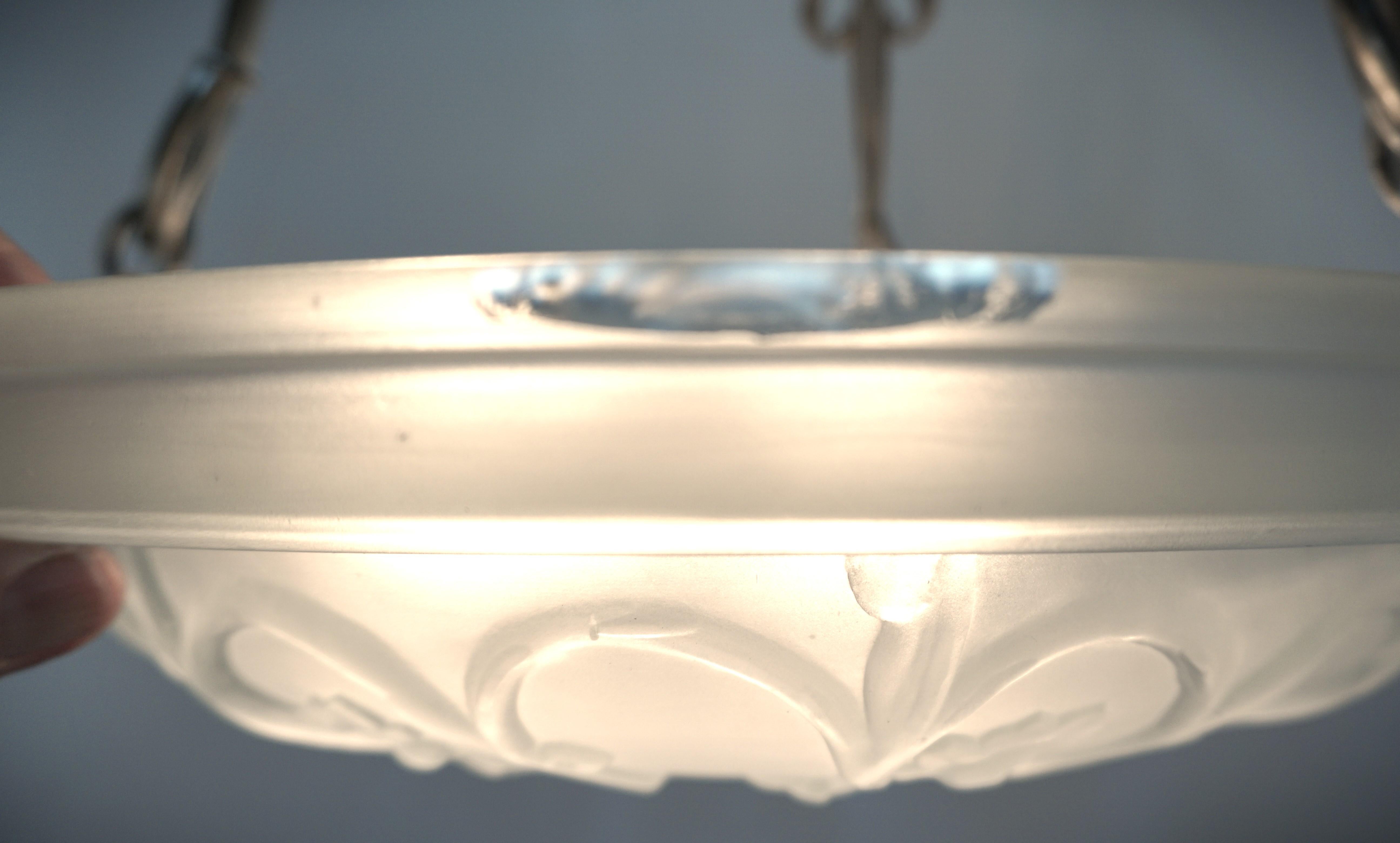 Verre Lustre Sabino Art Glass Art Deco