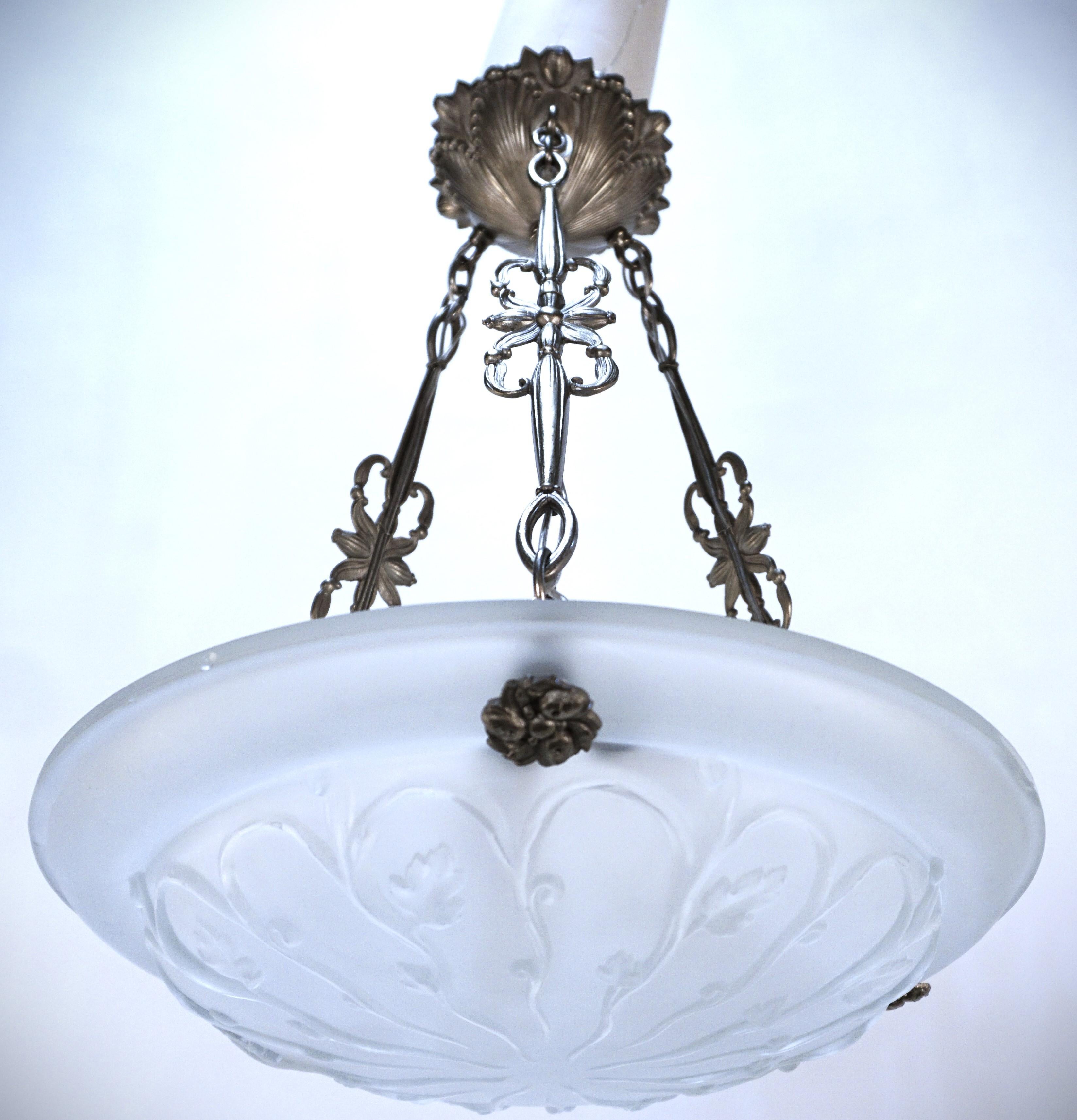 Lustre Sabino Art Glass Art Deco 2