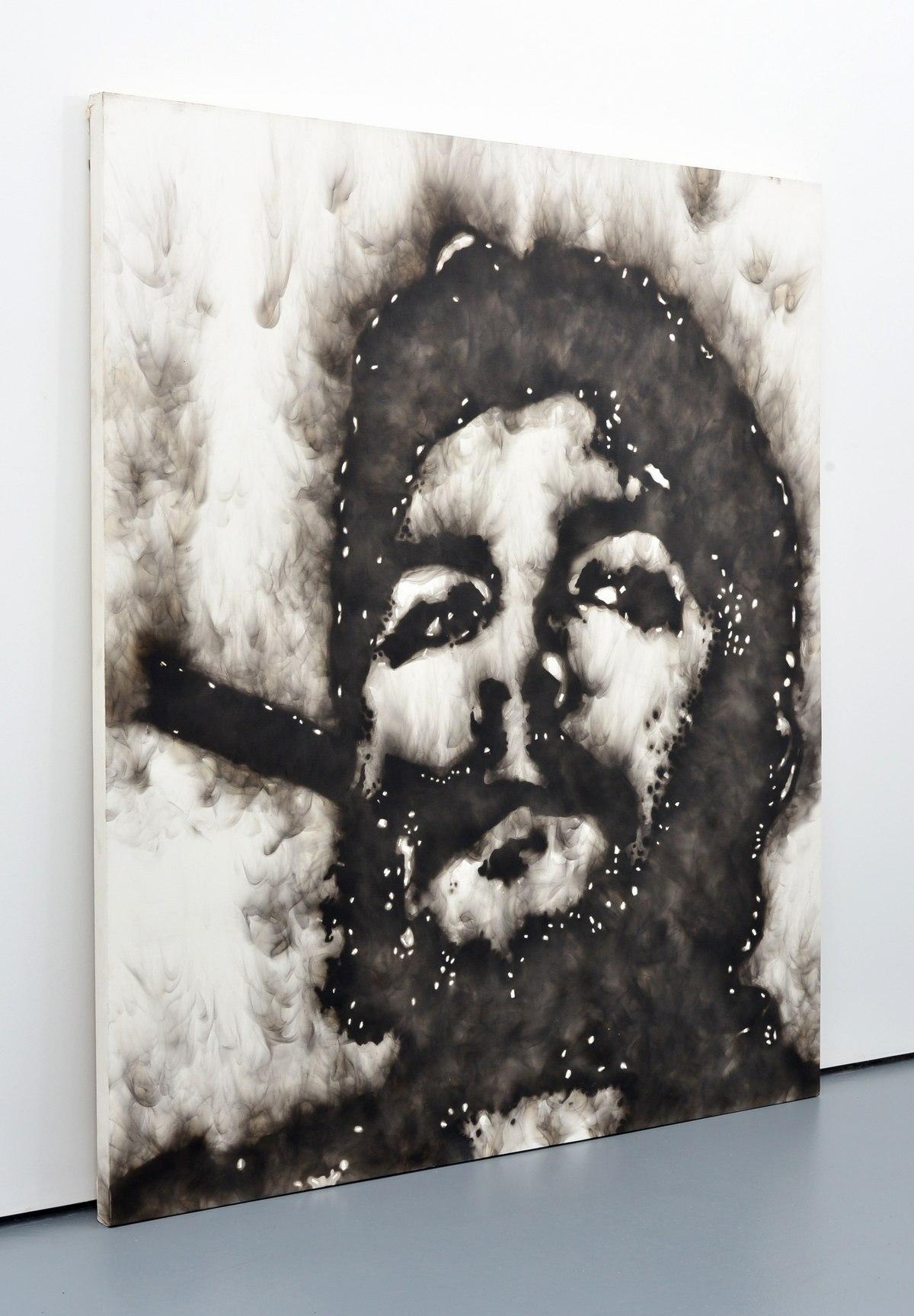 Gran Pintura al Humo de Sabino Guisu, Che Guevara en venta 6