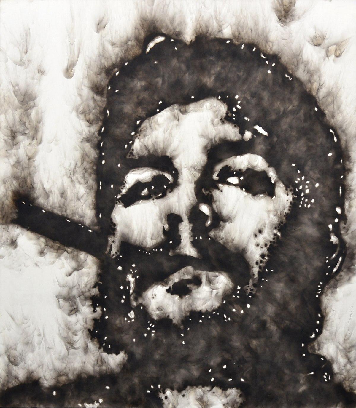 Artista/Diseñador; Fabricante: Sabino Guisu (mexicano, nacido en 1986)
Marca(s); notas: firmado, marca(s); 2014
Materiales: humo sobre lienzo
Dimensiones (Alt., Anch., Prof.): 67,25" alto, 59" ancho (la obra no está enmarcada)
Información adicional: