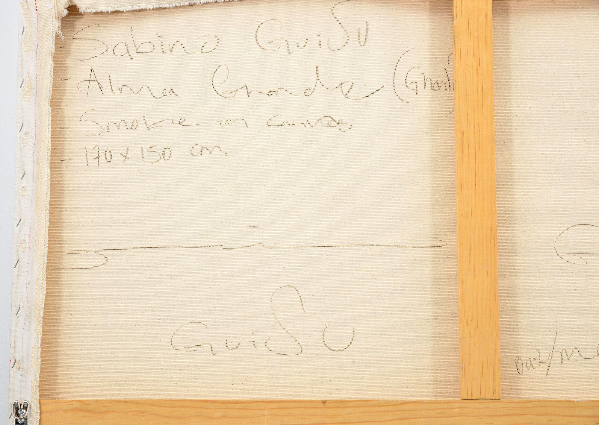 Großes Sabino Guisu-Rauchgemälde, Mahatma Gandhi, 95