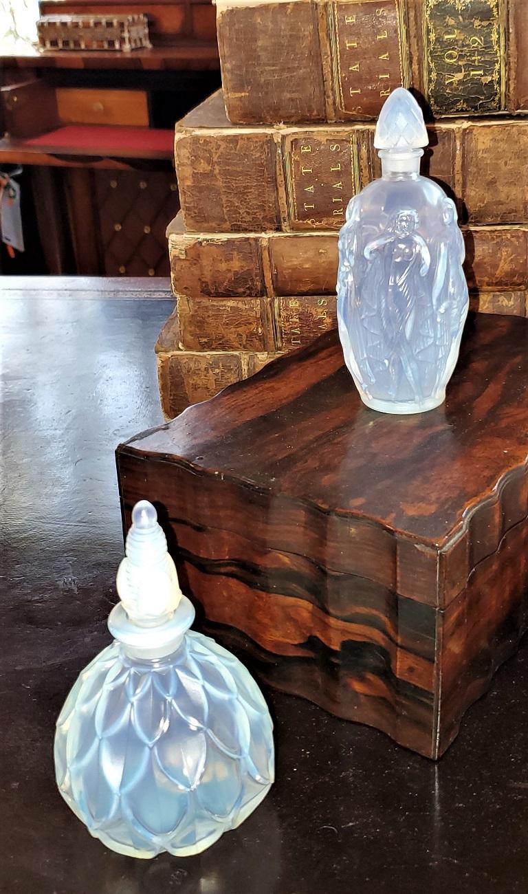 Sabino La Ronde Fleurie Opalescent Art Glass Perfume Bottle