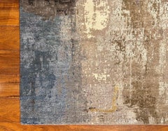 Serapi Rug Gallery’s 5'2" x 7' Hand-Knotted Wool & Silk Modern Area Rug