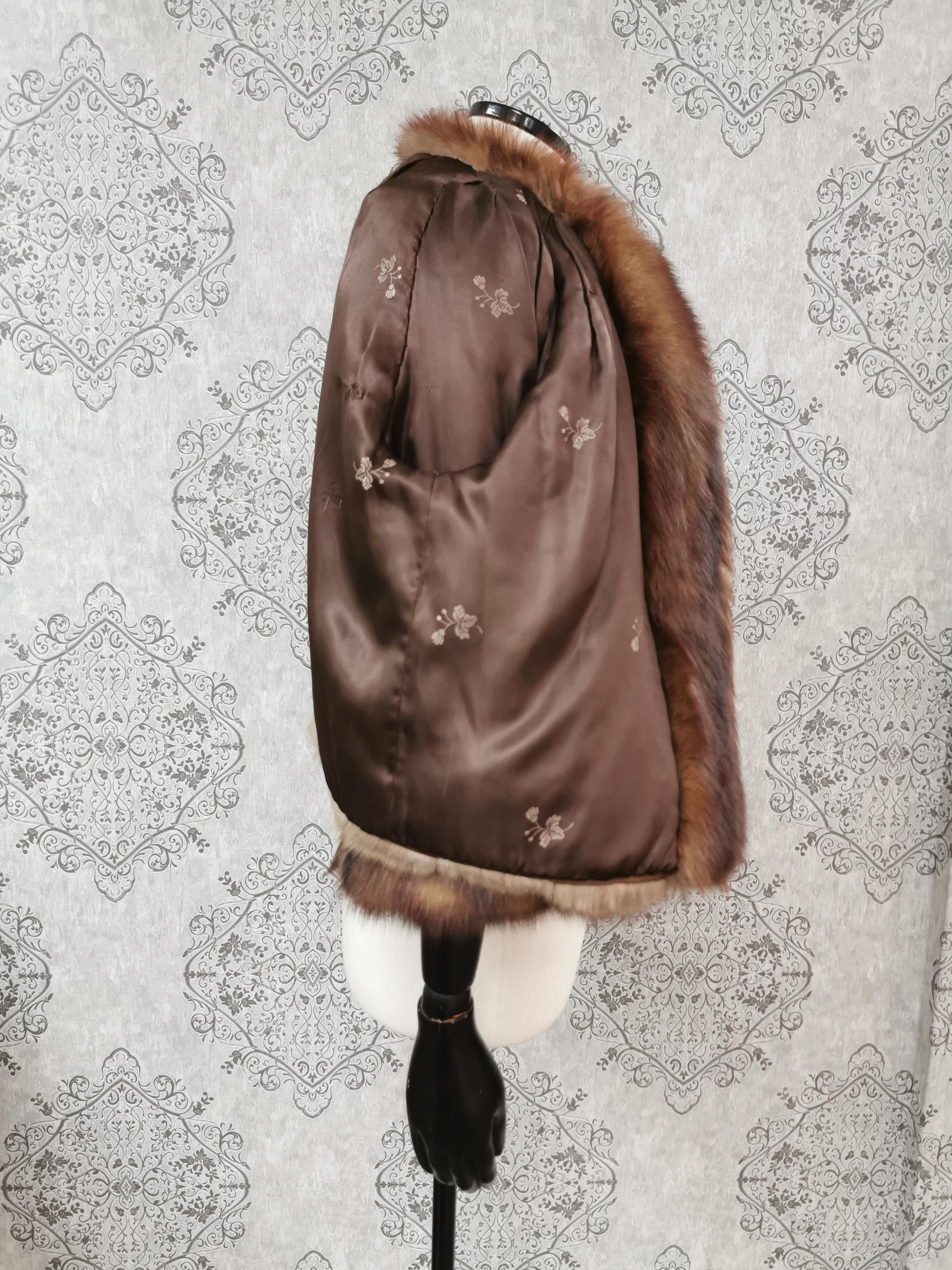 Sable fur coat with a brand new lining size 8 6