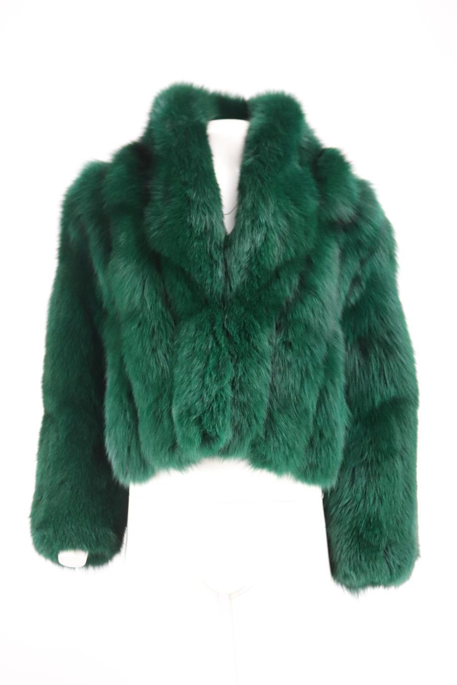 Sablyn Custom Made Fox Fur Jacket Small 