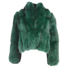 Sablyn Custom Made Fox Fur Jacket Small