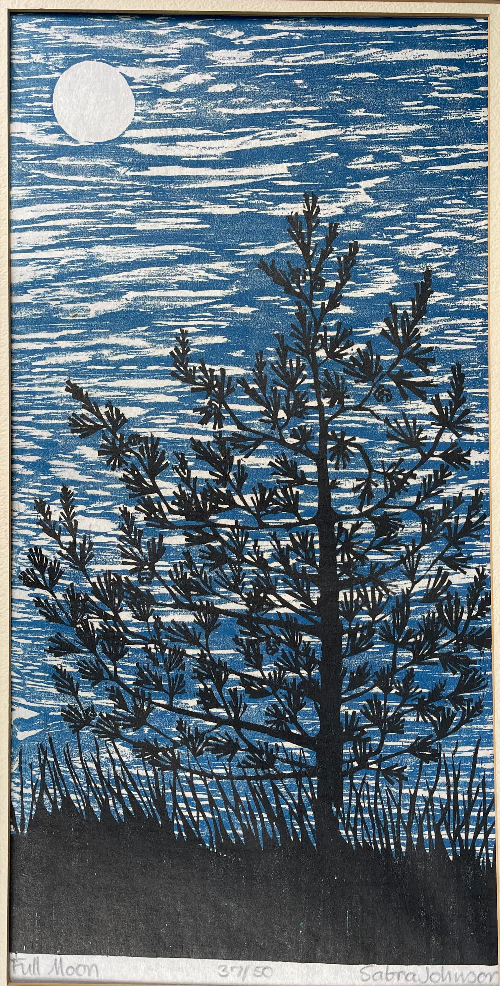 Sabra Johnson Field Landscape Print - FULL MOON