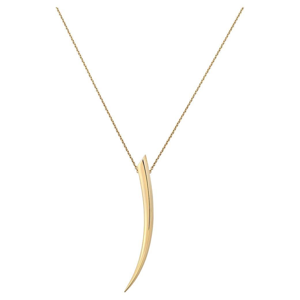Sabre Fine Large Necklace 18ct Yellow Gold For Sale