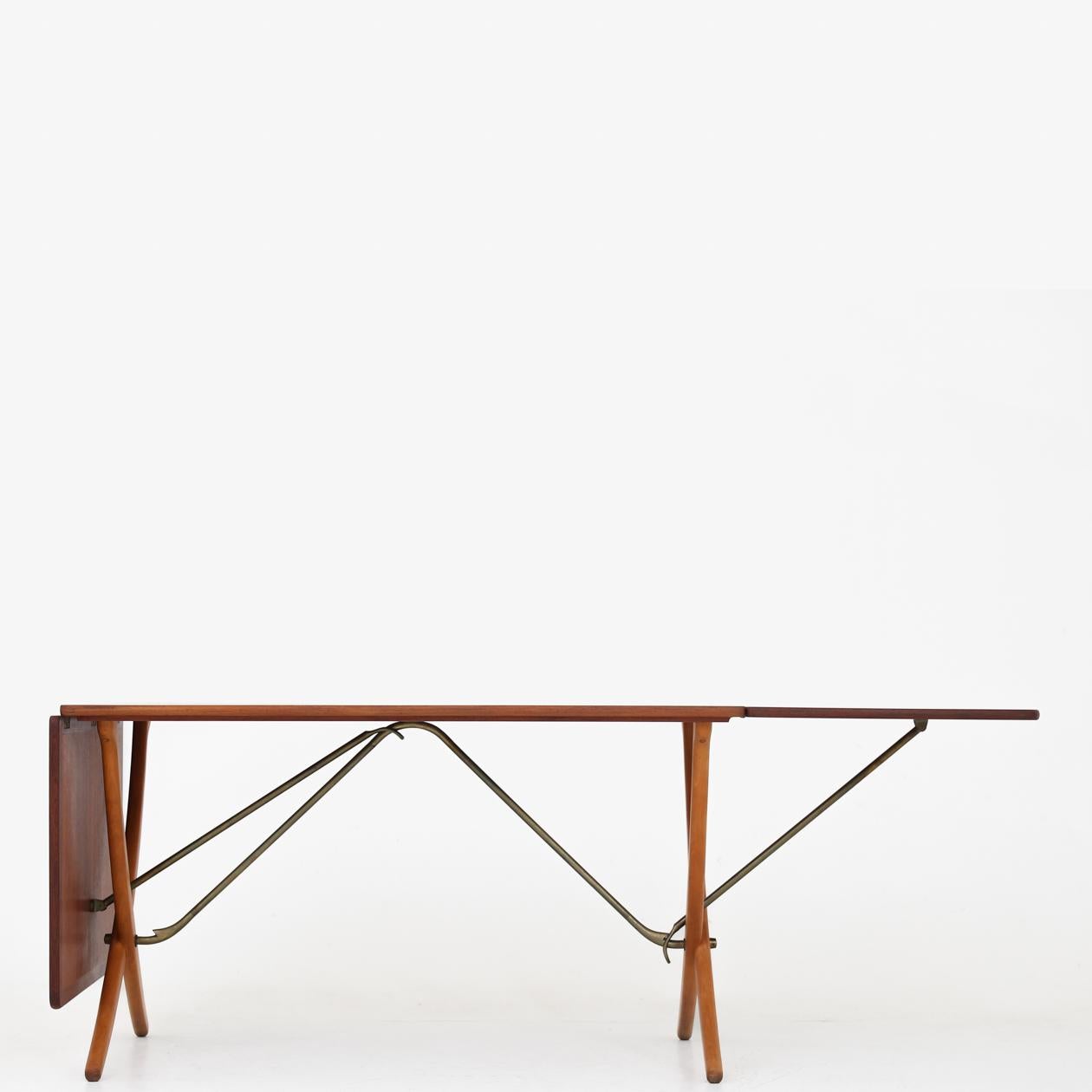20th Century Sabre-Legged Dining Table by Hans J. Wegner