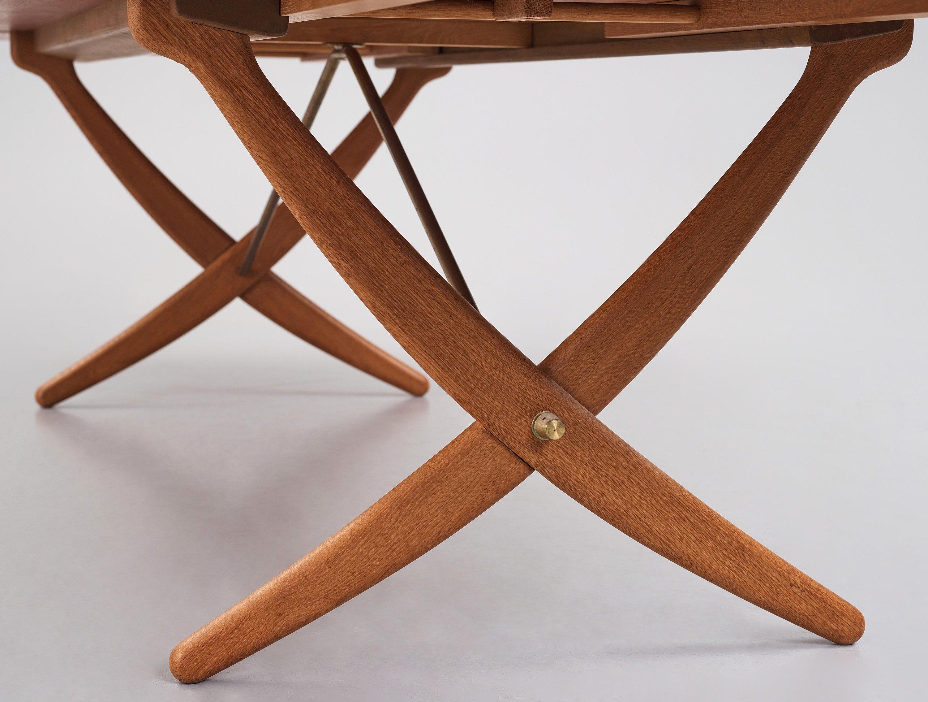 Danish Modern Sabre Table Model AT-314 by Hans Wegner, 1950's For Sale 8