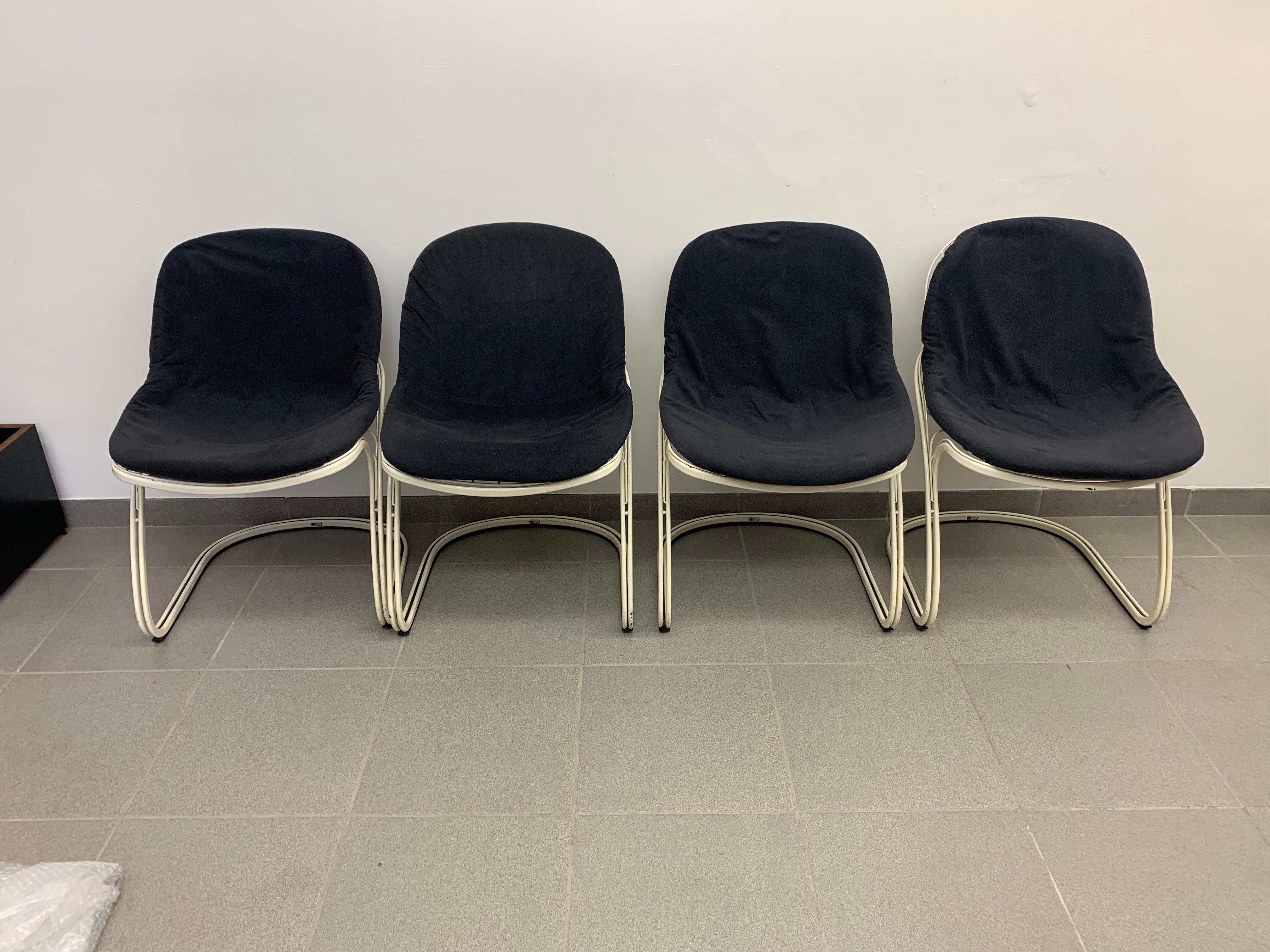 Italian Sabrina chairs by Gastone Rinaldi for Thema, 1970s For Sale
