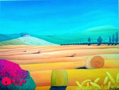 Matera countryside - Original Oil Painting by Sabrina Pugliese - 2018