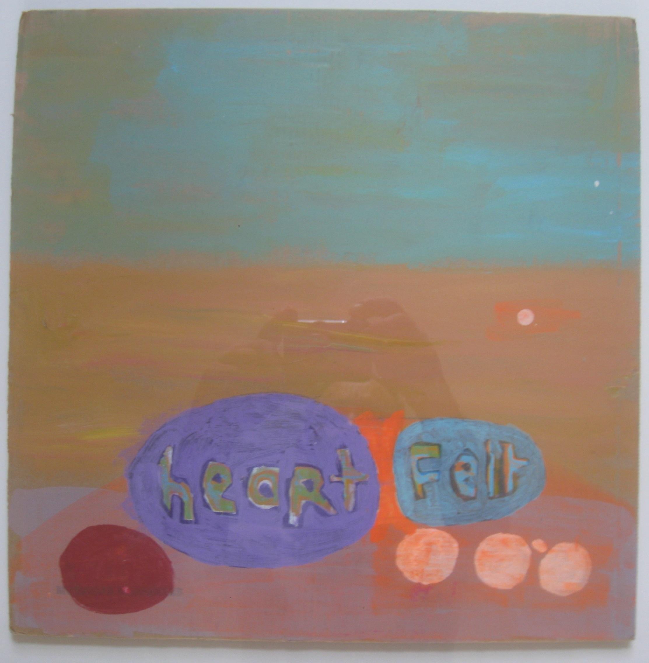 'Heart Felt' Oil on board circa 2020 - Painting by Sabrina Rowan Hamilton