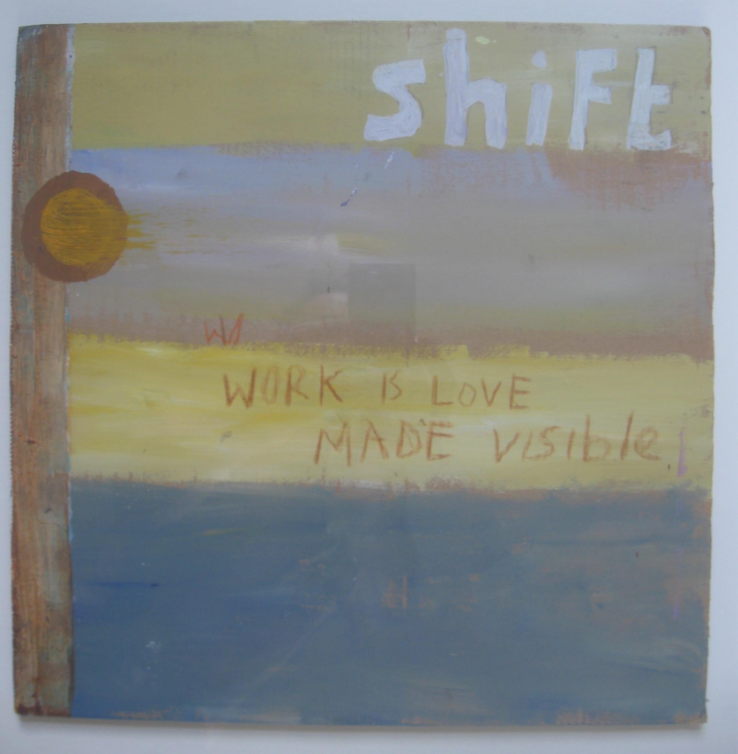 'Shift' oil on Board c2020 - Painting by Sabrina Rowan Hamilton