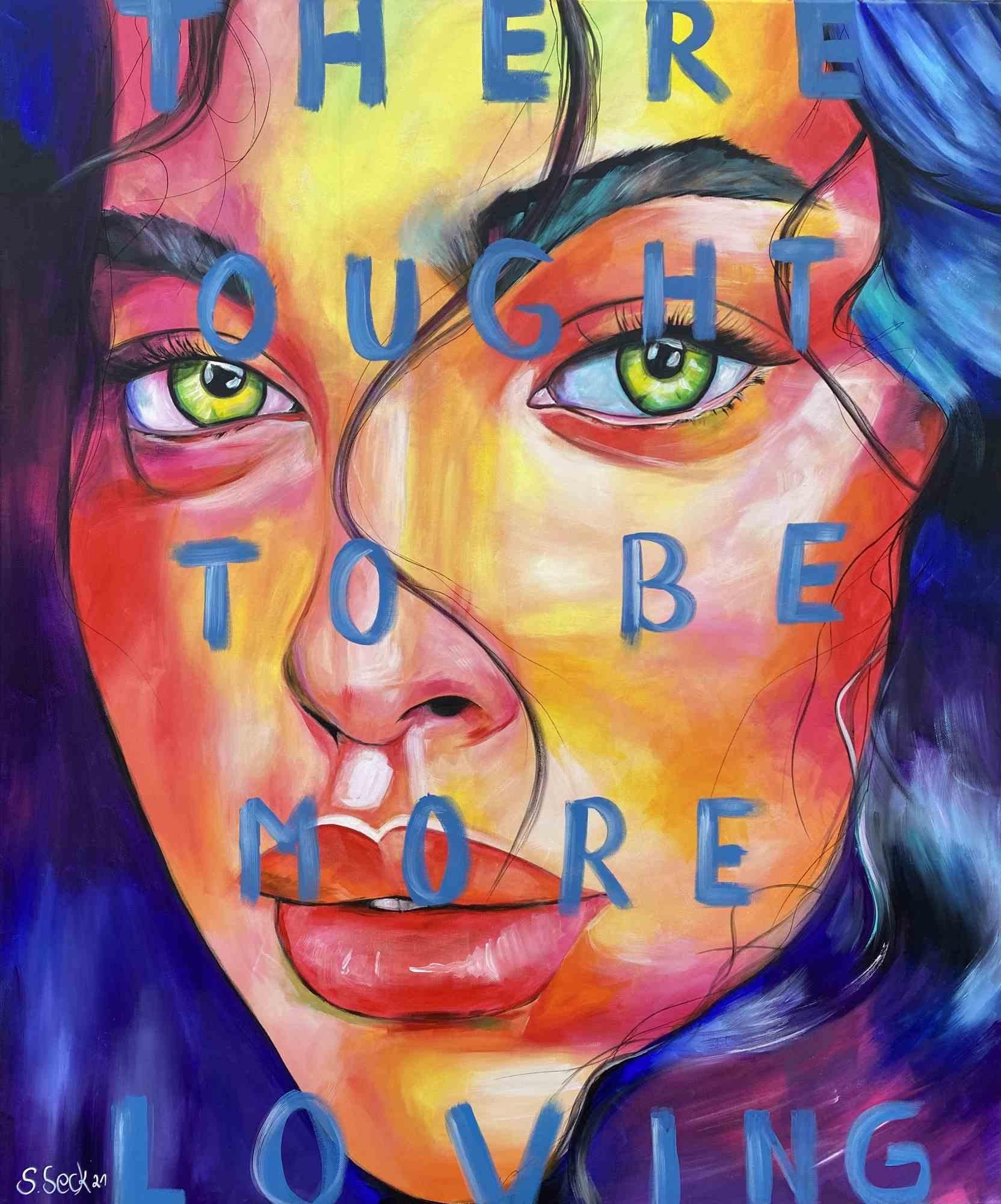 Acrylic on canvas. Certificate of authenticity by the Artist.

Longing is reflected in Julia's eyes. Only she knows why. However, “there ought to be more loving” - “we should give more love” is a message that would change the world if it were so.