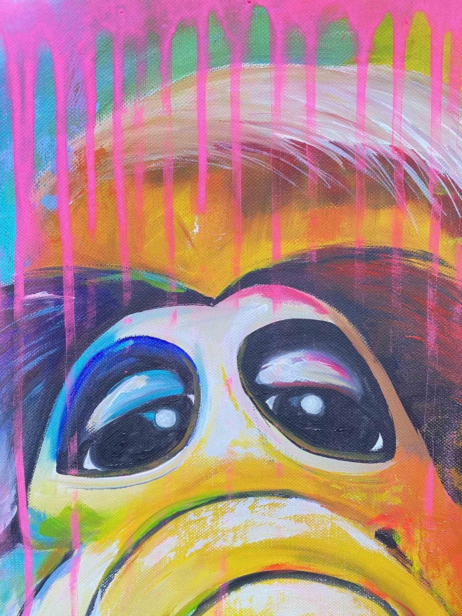 Das Leben kann so schön sein – Acryl von Sabrina Seck – 2022 im Angebot 2